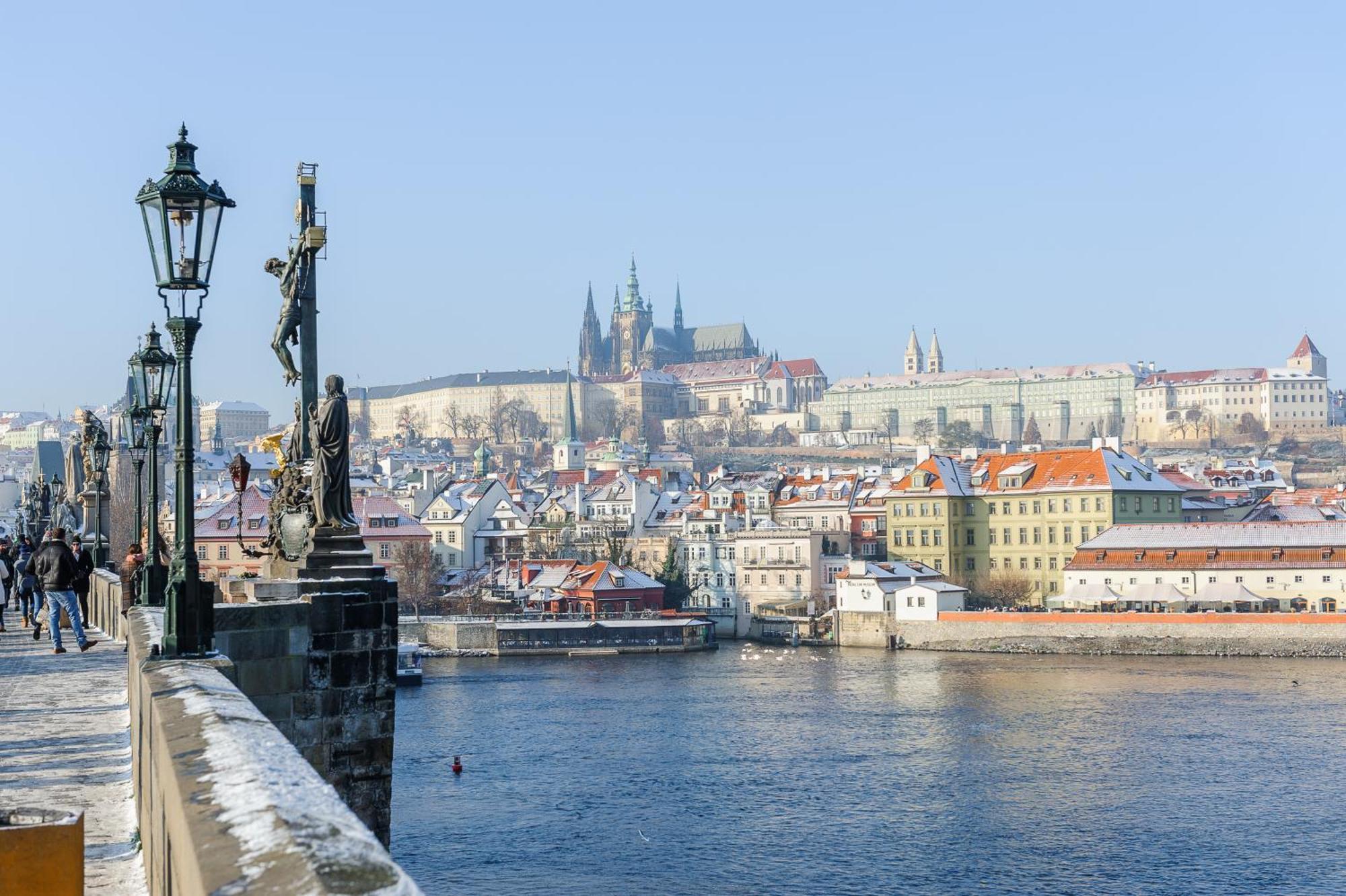 Premium Apart With A Balcony Pragueアパートメント エクステリア 写真